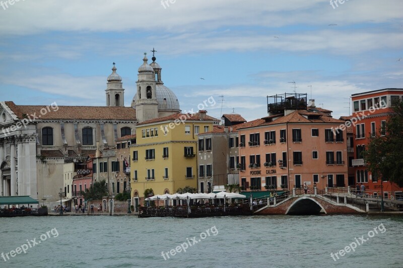 Venice Italy Architecture Ocean Bridge