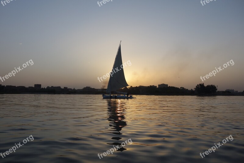 Nile Egypt Cairo Africa Sailing