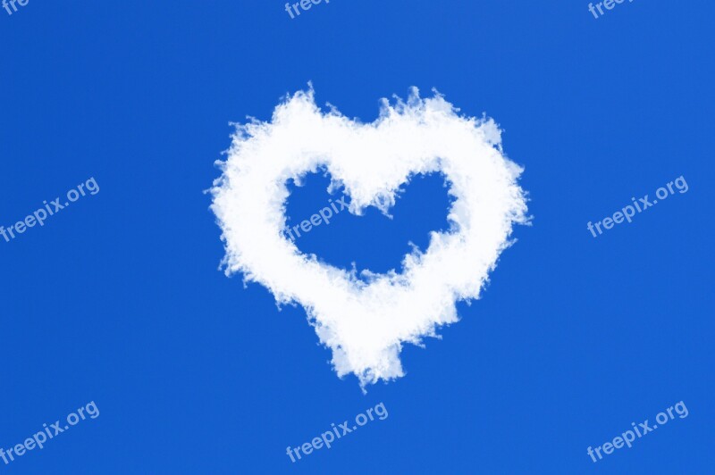 Cloud Sky Heart Love Heaven