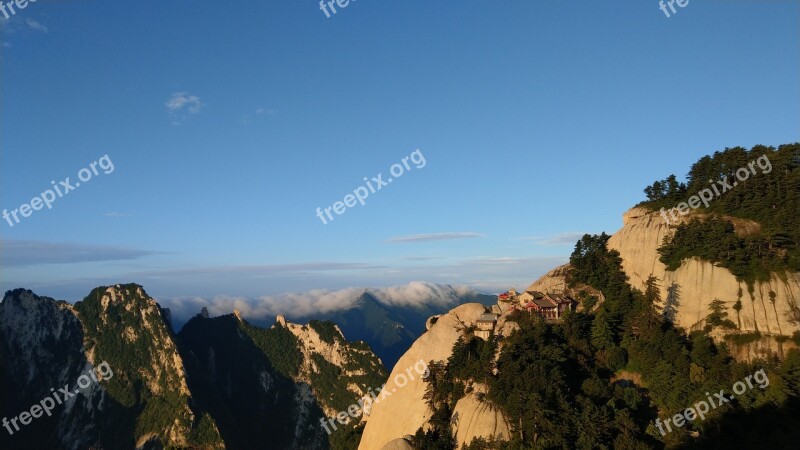 Pinus Armandii South Peak Early In The Morning The Scenery Mountain