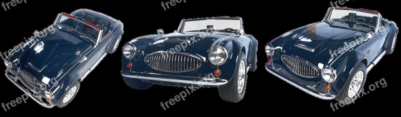 Austin Healey Cobra Hybride Car Auto Collectible Old