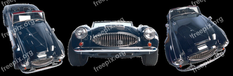 Austin Healey Cobra Hybride Car Auto Collectible Old