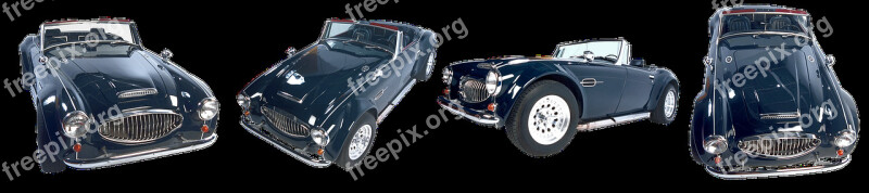 Austin Healey Cobra Hybride Car Auto Collectible Old