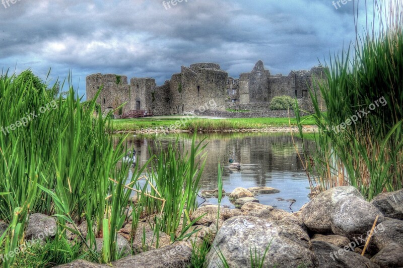 Roscommon Castle Ruine Hdr Ruin