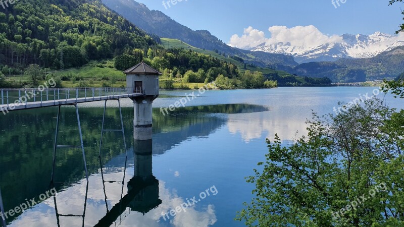 Kaiserstuhl Lungern Switzerland Mountains Lake