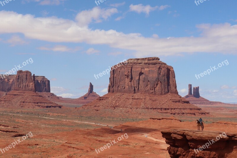 Monument Valley Arizona Desert Landscape Rock