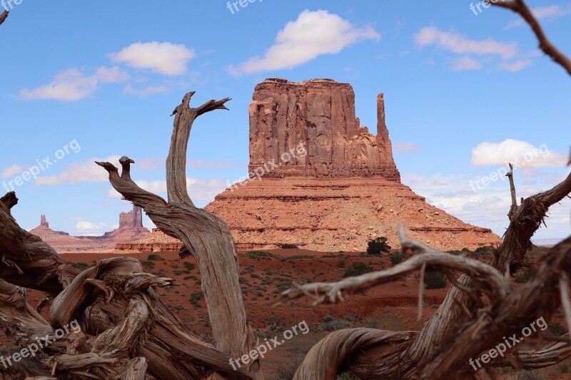 Monument Valley Arizona Desert Landscape Rock