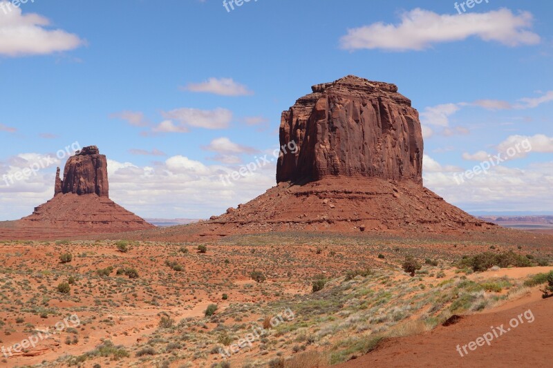 Monument Valley Arizona Desert Landscape Rock