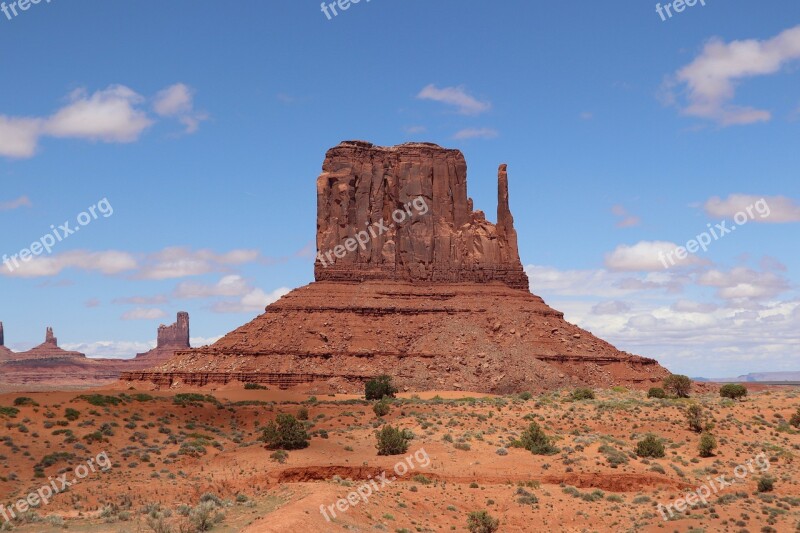 Monument Valley Arizona Desert Landscape Rock