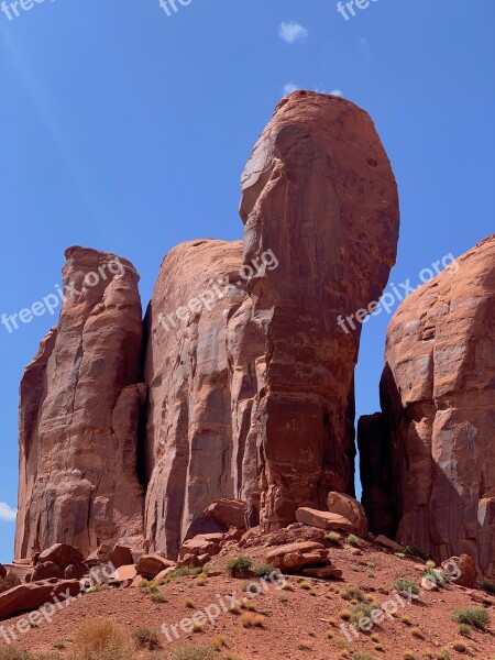 Monument Valley Arizona Desert Landscape Rock