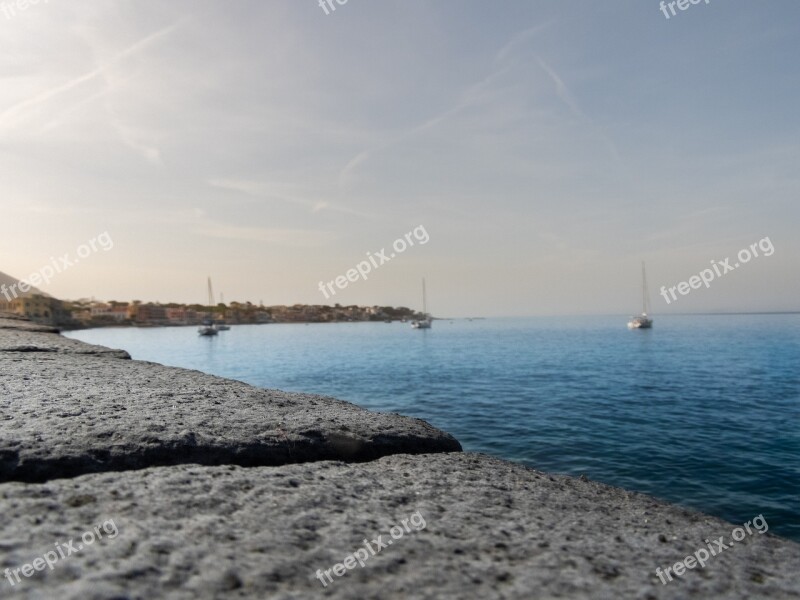 Sea Ischia Italy Island Mediterranean