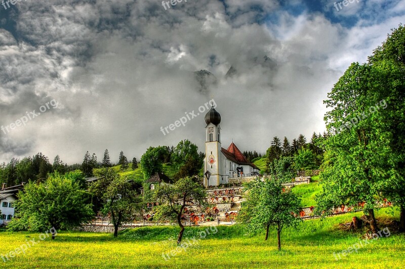 Grainau Zugspitze Bavaria Landscape Germany