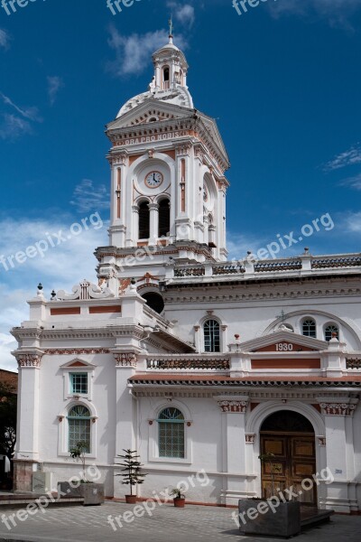 Ecuador Cuenca Church Architecture San Francisco