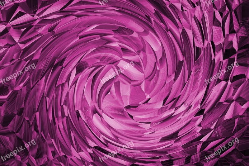 Strudel Magenta Pattern Art Spiral