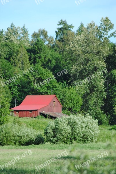 Barn Farm Shed Rural Countryside