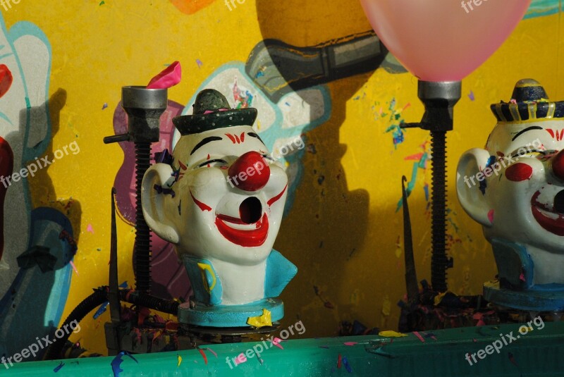 Clown Carnival Game Circus Fair