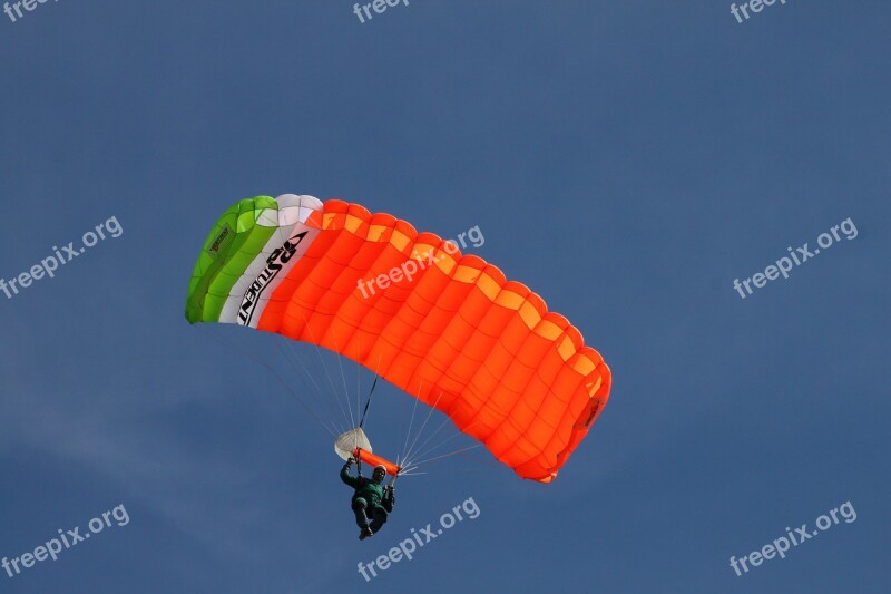 Parachute Flying Paragliding Free Photos