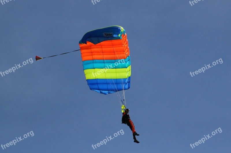 Parachute Flying Paragliding Free Photos