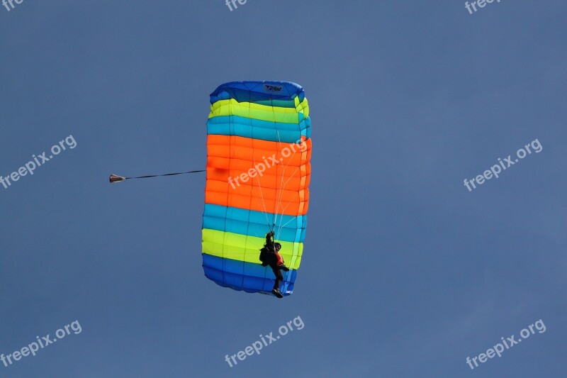 Parachute Flying Paragliding Free Photos