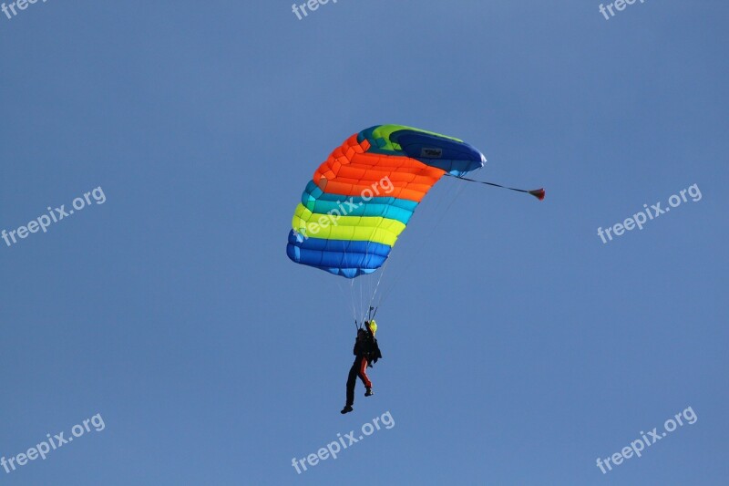 Parachute Flying Paragliding Free Photos