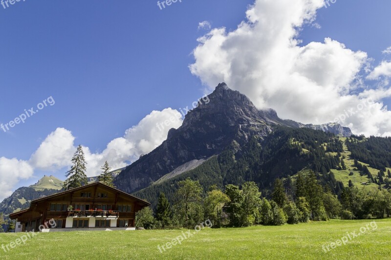 Kandersteg Swiss Switzerland Alps Village