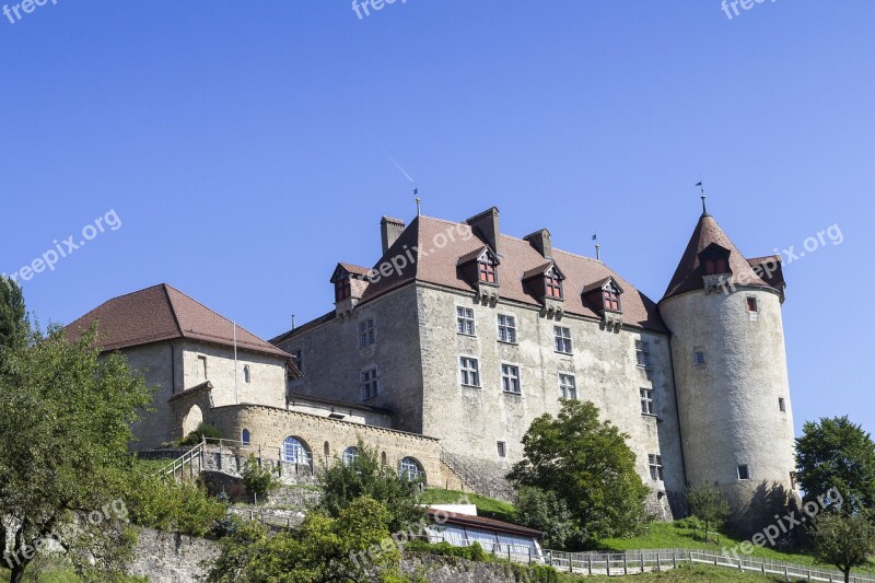 Gruyère Greyerz Castle Medieval Switzerland