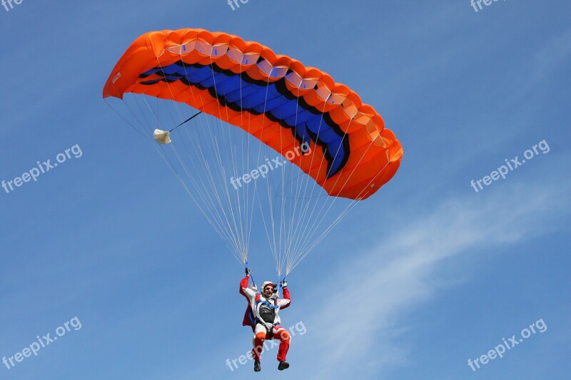 Parachute Flying Paragliding Free Photos