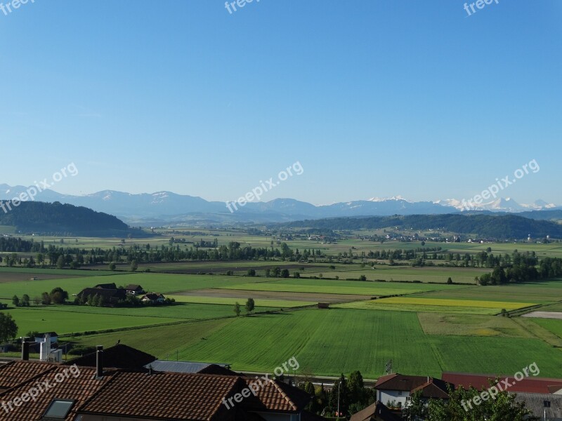 Landscape Wauwil Willisau Switzerland View