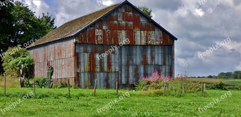 Barn Pilot Metal Old Building