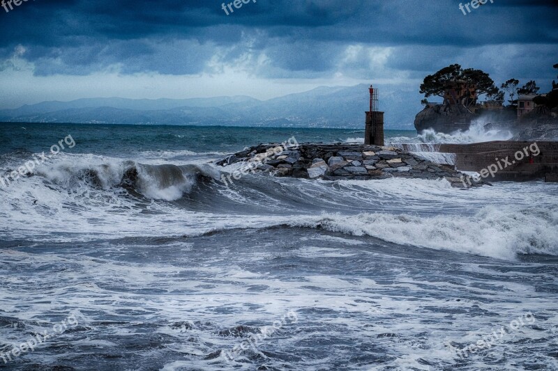 Recco Camogli Liguria Landscape Italy