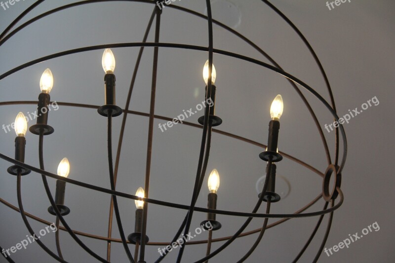 Light Chandelier Lamp Candlestick Design