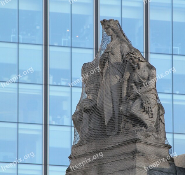 Statue London Sculpture Architecture Old