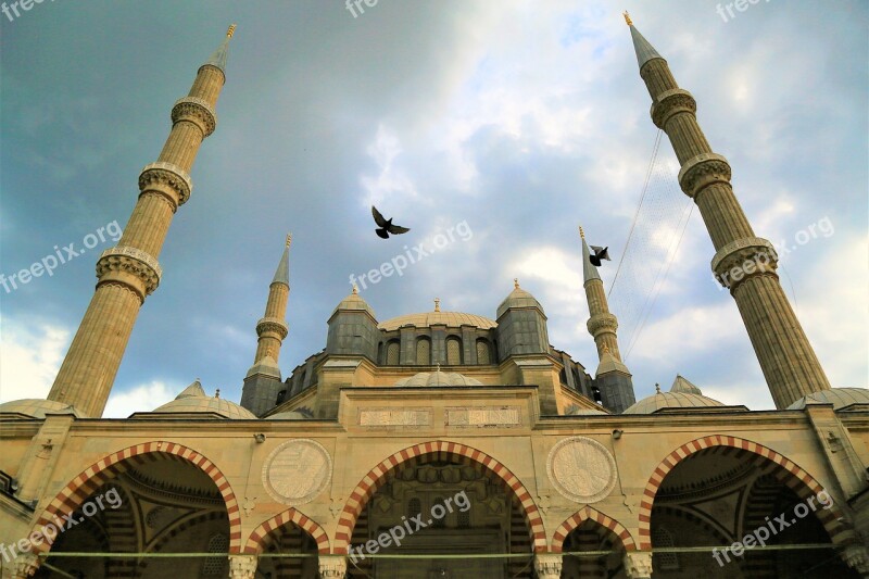 Cami Minaret Dome Architecture Islam