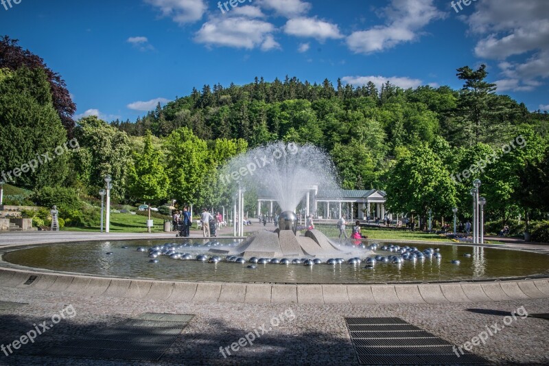 Spa Fountain Architecture Relax Marian