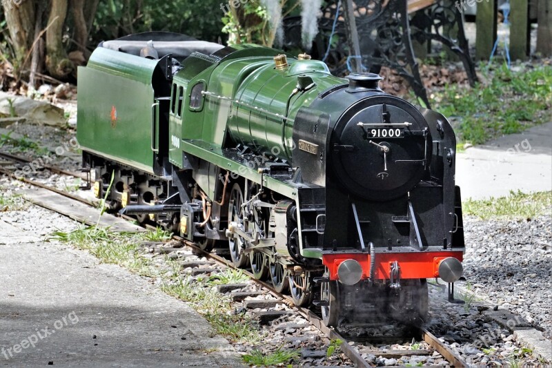 Steam Engine Miniature Railway Locomotive