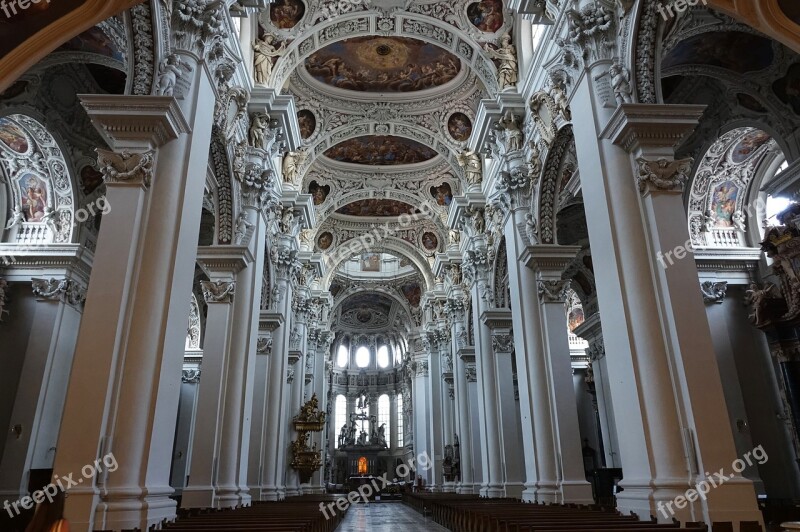 Passau Dom Church Architecture Free Photos