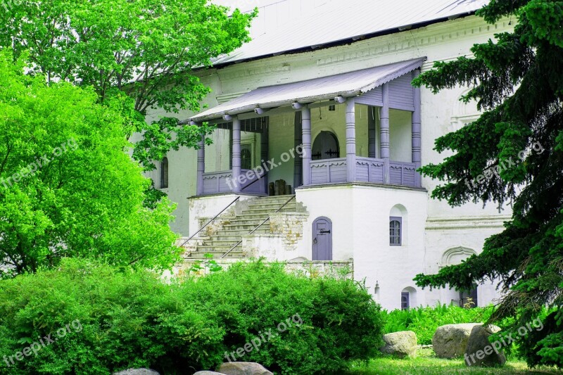 Architecture Antique Porch House Birch