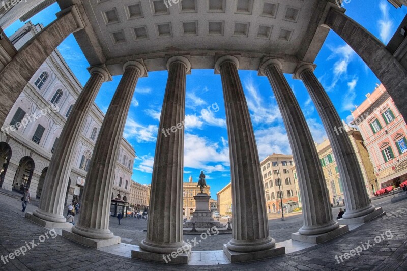 Genoa Liguria Landscape City Architecture