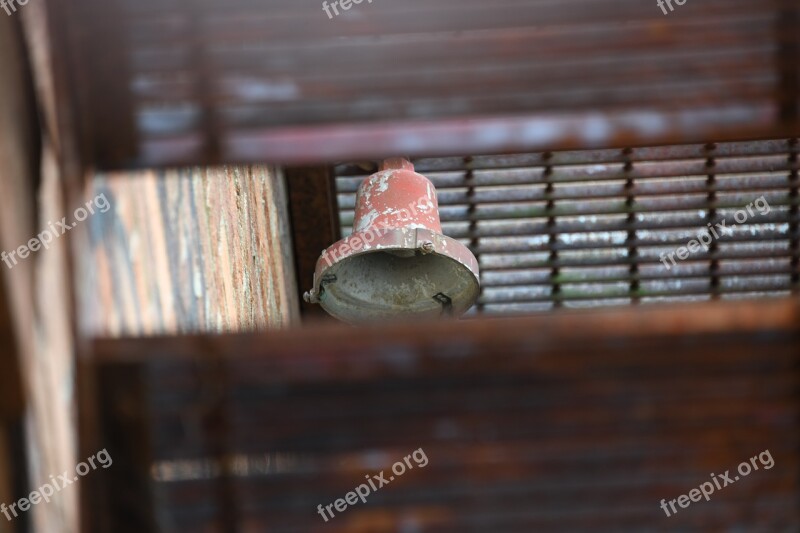 Abandoned Antique Rust Light Building