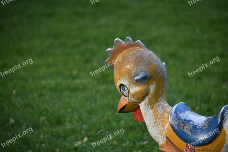 Playground Equipment Metal Toy Vintage