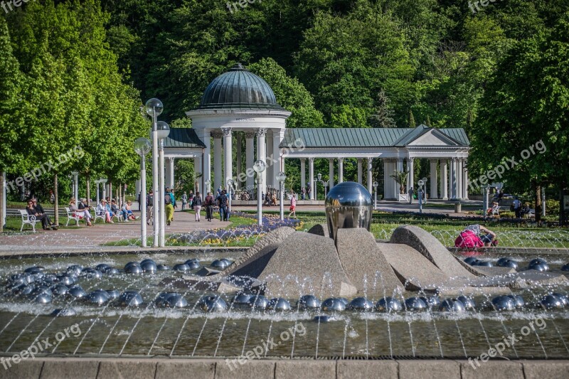 Spa Fountain Architecture Relax Marian