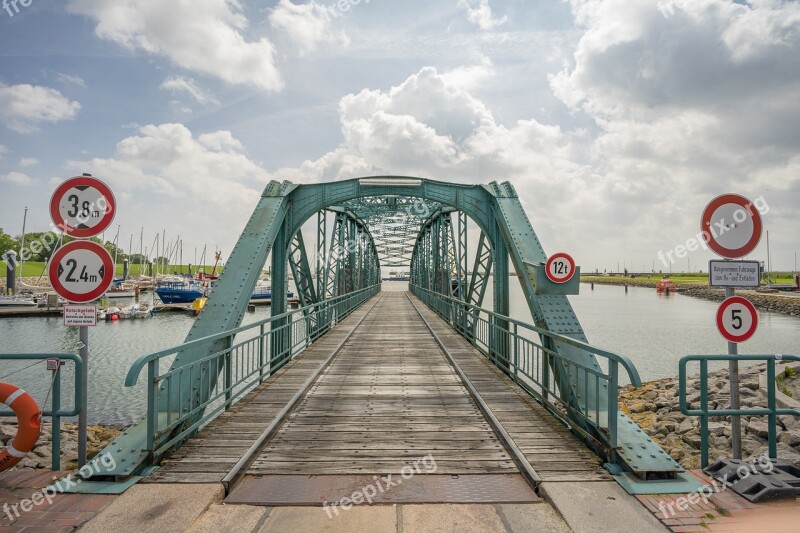 Nassau Bridge Wilhelmshaven Steel Bridge Port