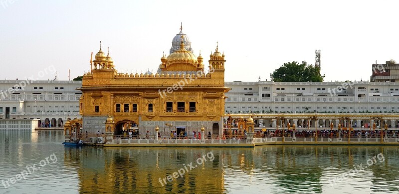 Golden Temple Amritsar Sikhs Gurunank Free Photos