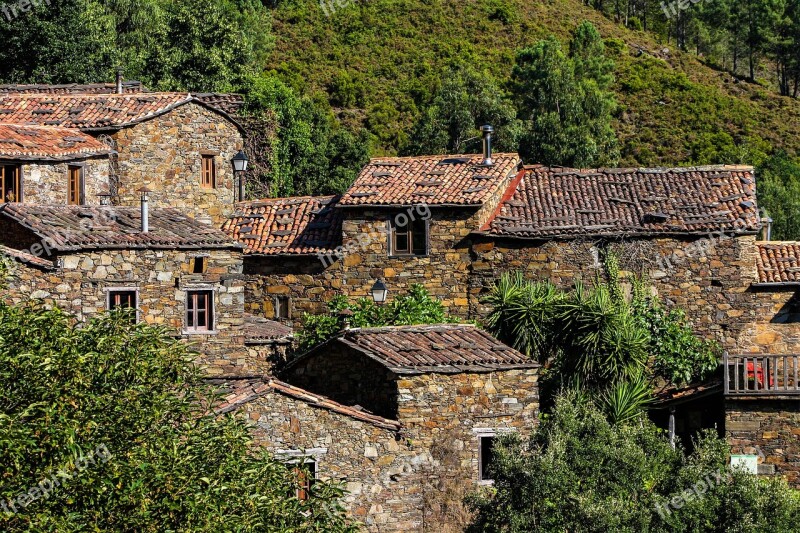 Schist Village Shale Typical Traditional Rustic