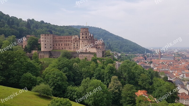 Heidelberg Castle Fortress Tourism City