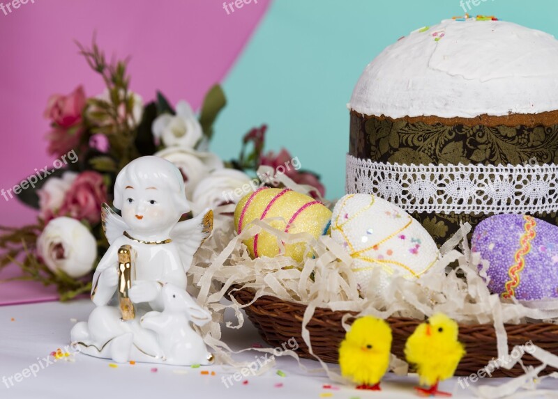 Easter Easter Cake Eggs Holiday Bake