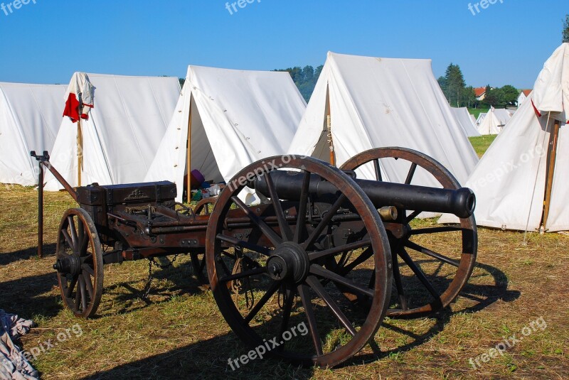 Gun Muzzleloader Mount Artillery Tent