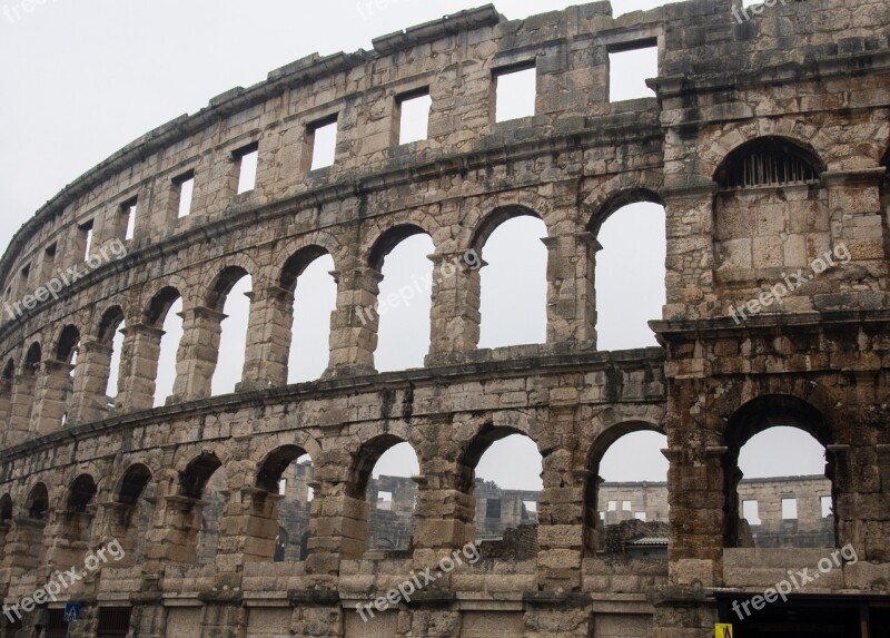 Croatia Pula Architecture Dalmatia Europe