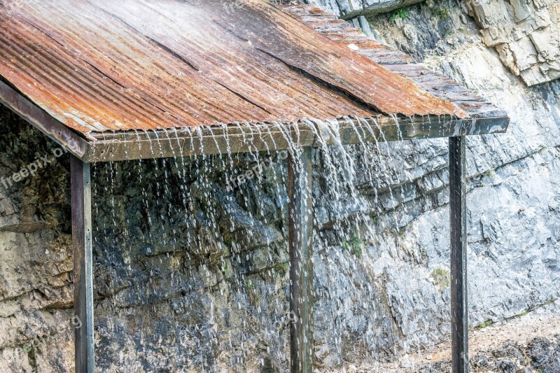 Waterfall Nature Landscape Water Creek