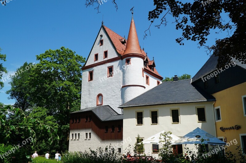 Schlettau Castle Ore Mountains Castle Park Historically